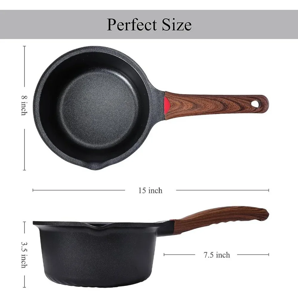 2qt Nonstick Sauce Pan with Lid